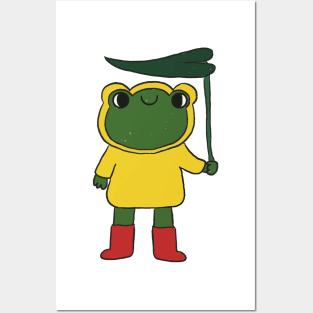 Raincoat froggo Posters and Art